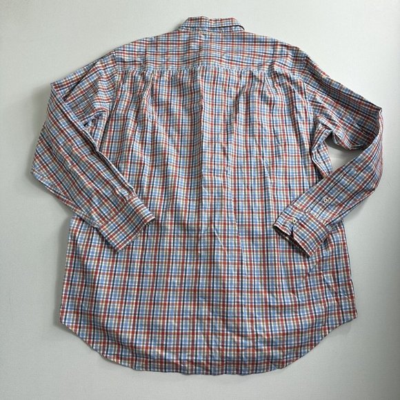 David Donahue‎ Dress Shirt Mens Size 2XL Tartan Plaid Button Up Long Sleeve - Picture 2 of 9